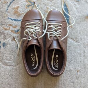 Klogs Footware Leather Lace Up Sneaker